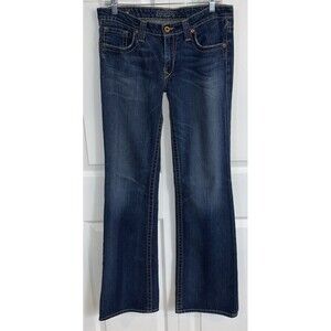 Big Star Casey Jeans Womens 30XL Low Rise Flare Stretch Y2K Western 34x35